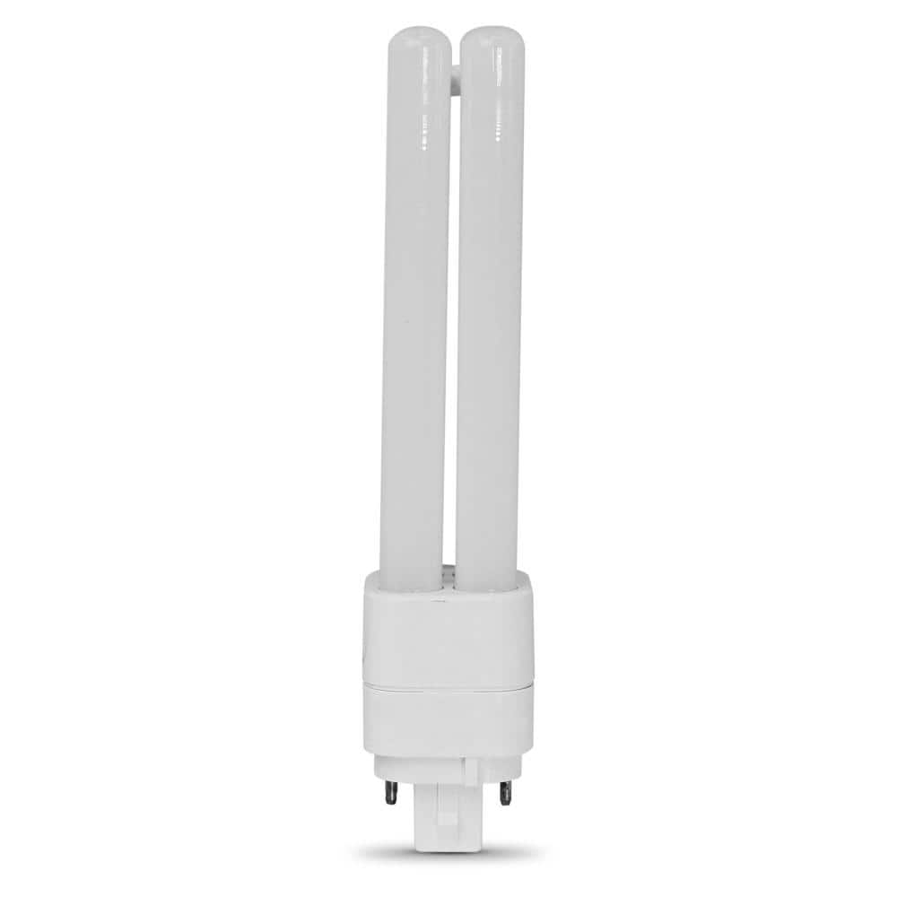 Feit Electric 26-Watt Equivalent PL QuadTube CFLNI 4-Pin Plugin G24Q-3 Base CFL Replacement LED Light Bulb, True White 3500K (1-Pack) (2)