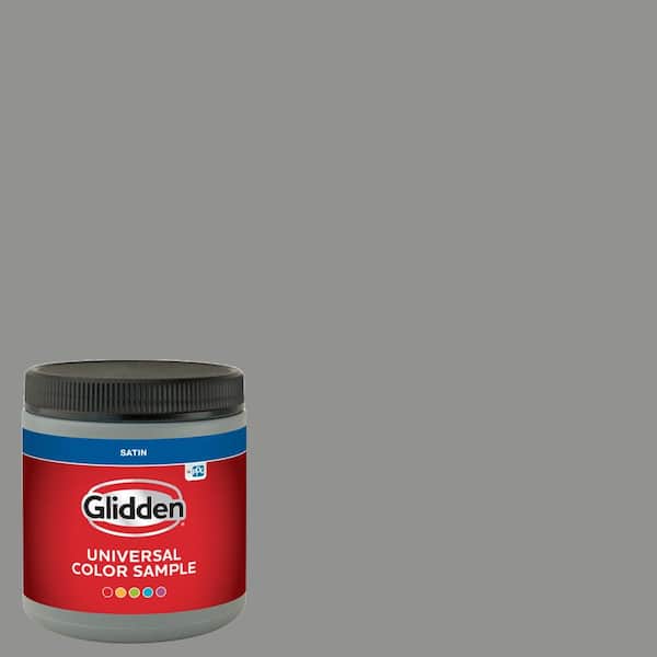 Glidden Premium 8 oz. PPG0996-4 Cloudy Slate Satin Interior Paint Sample (2)