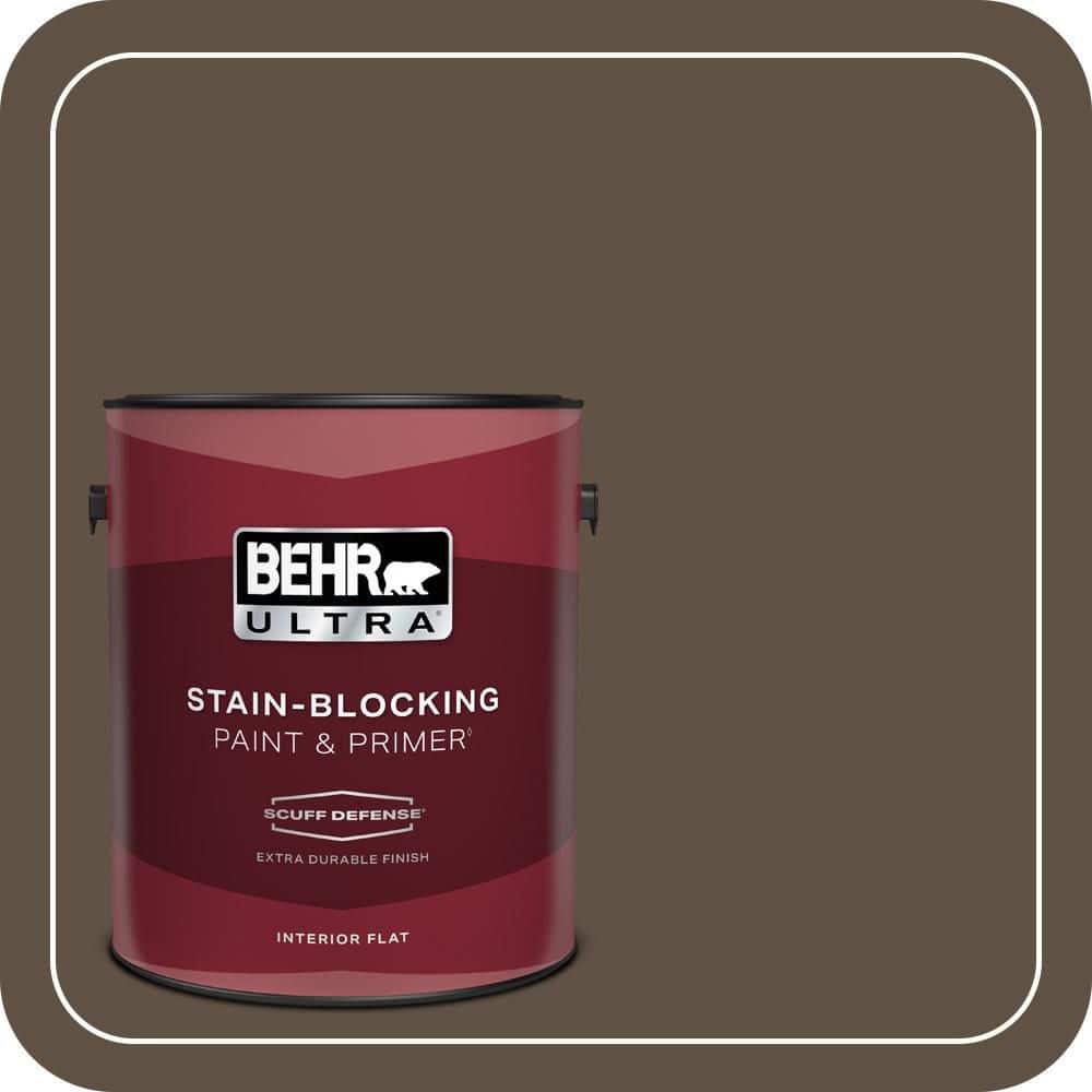 BEHR ULTRA 1 gal. #S-H-720 Volcanic Island Extra Durable Flat Interior Paint & Primer (1)