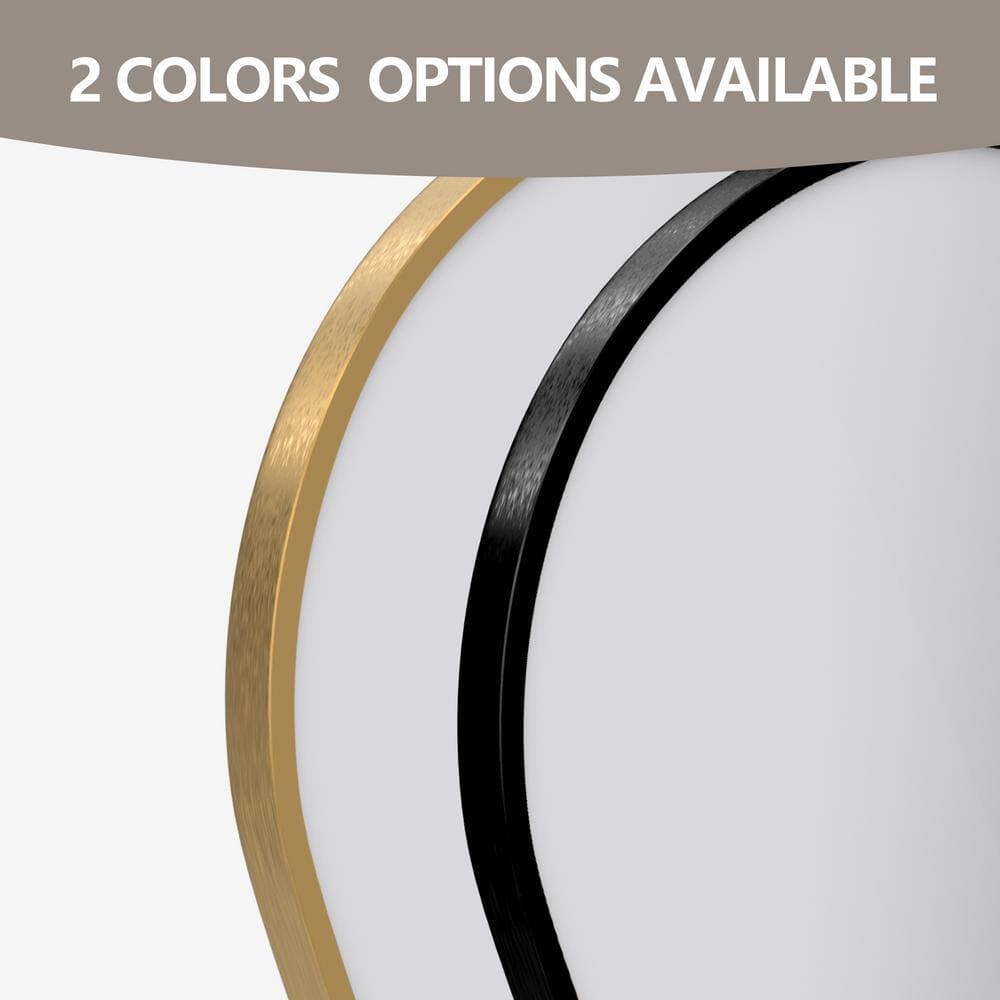 Getpro 18 in. W 36 in. H Large Aluminum Alloy Framed Wall Mounted Bathroom Vanity Mirror (3)
