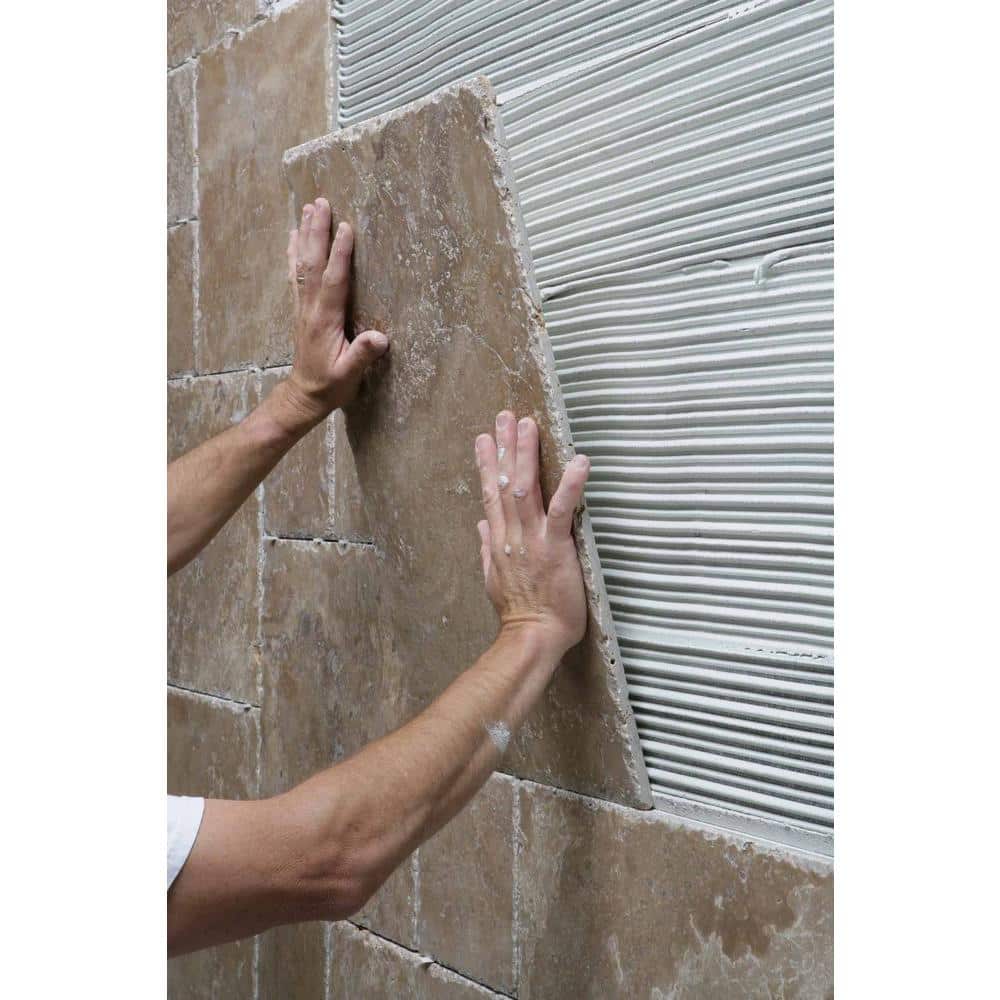 Custom Building Products VersaBond-LFT 50 lb. Gray Professional Medium Bed Large Format Tile Mortar (4)