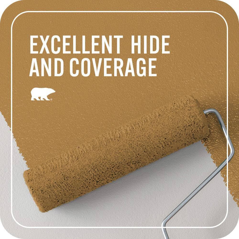 BEHR PREMIUM PLUS #MQ4-09 Rice Curry Enamel & Primer Color Sample (4)
