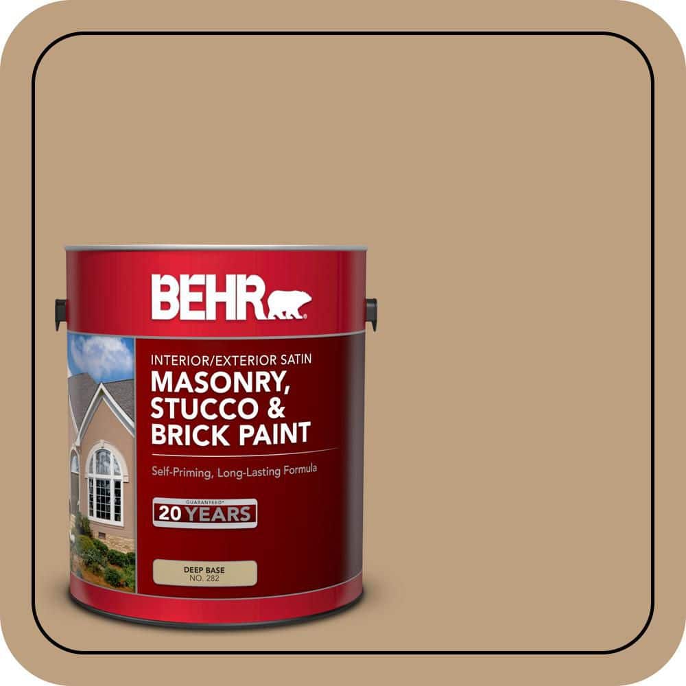 BEHR 1 gal. #N270-4 Oxford Street Satin Interior/Exterior Masonry, Stucco and Brick Paint