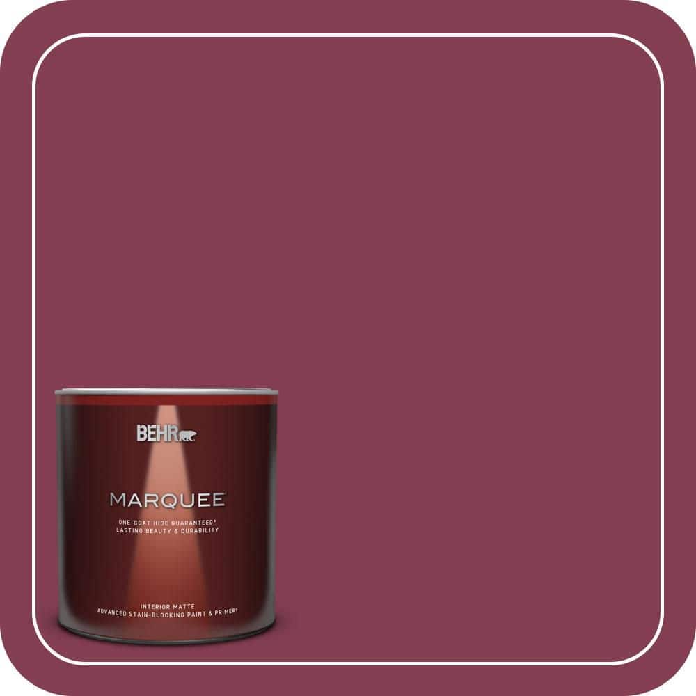 BEHR MARQUEE 1 qt. #S-H-100 Exotic Flowers Matte Interior Paint & Primer