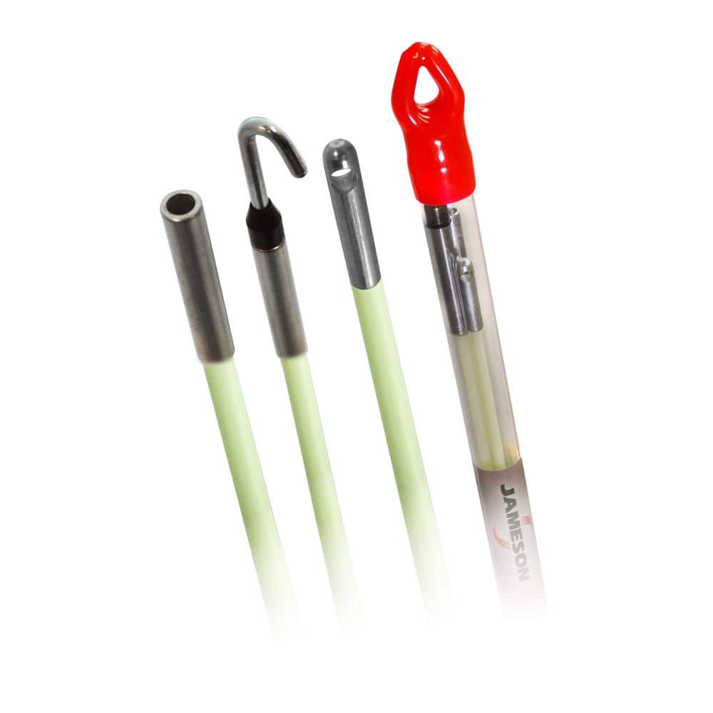 Jameson 5/32 in. x 18 ft. Fiberglass Glow Fish Rod Kit