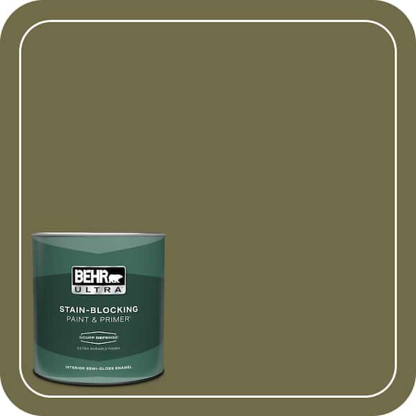 BEHR PREMIUM PLUS #390F-7 Wilderness Interior/Exterior Paint & Primer Color Sample (3)