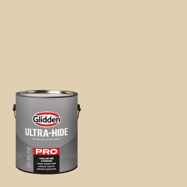 Glidden Ultra-Hide 1 Gal. PPG1086-3 Almond Cream Satin Interior Paint (2)