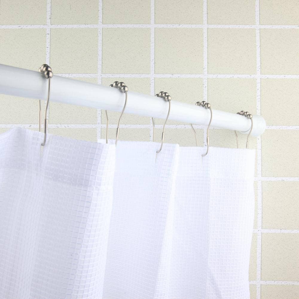 Glacier Bay Minial 72 in. Carbon Steel Tension Shower Rod in White (3)