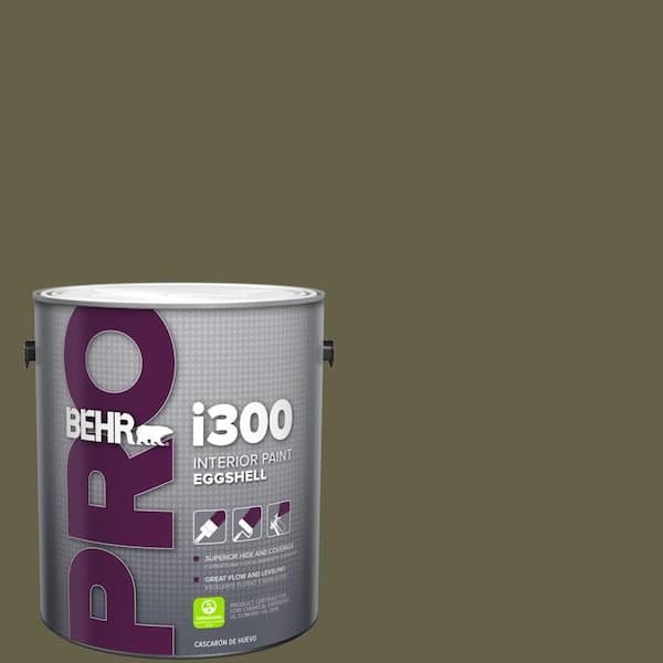 BEHR PRO 1 gal. #PPU9-01 Alligator Skin Eggshell Interior Paint (2)