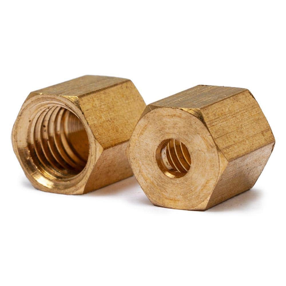 LTWFITTING 1/8 in. Brass Compression Nut Fittings (25-Pack) (3)