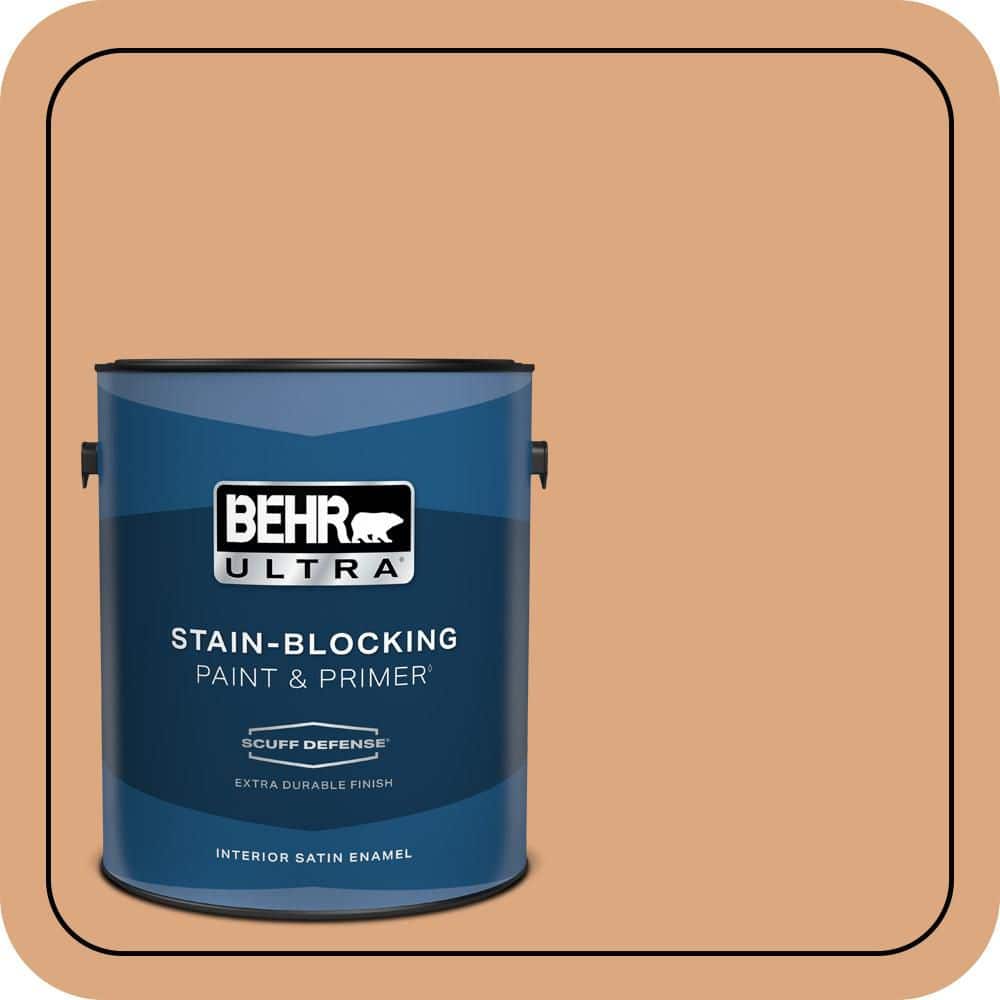 BEHR ULTRA 1 gal. #PMD-97 Eastern Spice Extra Durable Satin Enamel Interior Paint & Primer