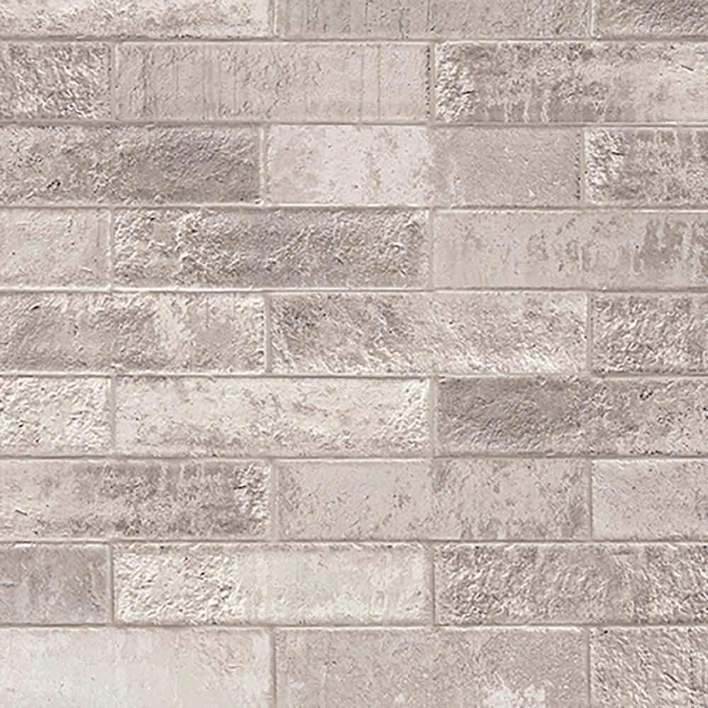 Jeffrey Court Durango Gray 2.5 in. x 9.75 in. Satin Textured Ceramic Wall Tile (5.38 sq. ft. /Case)