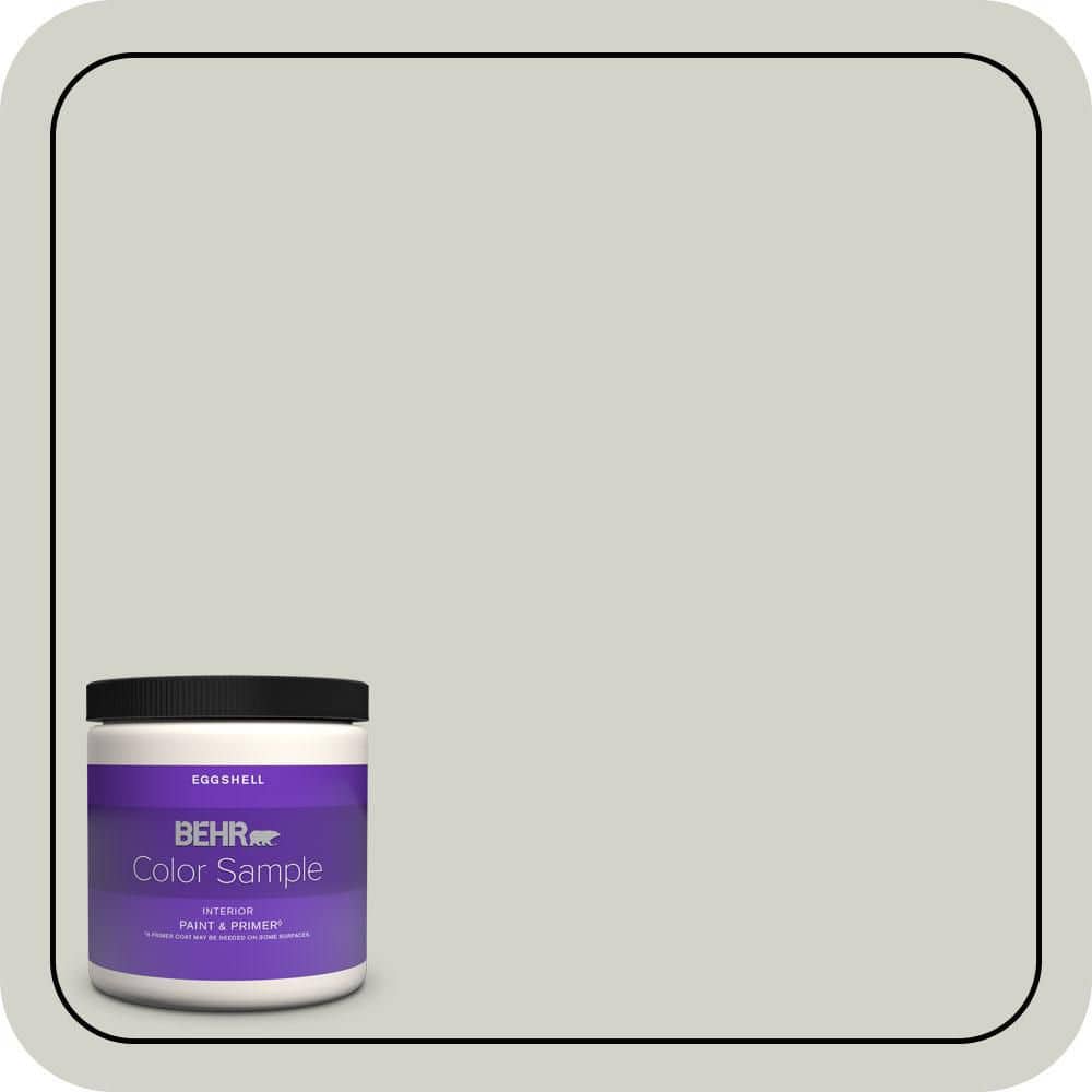 BEHR PREMIUM PLUS 8 oz. #N370-2 Eon Eggshell Enamel Interior Paint & Primer Color Sample