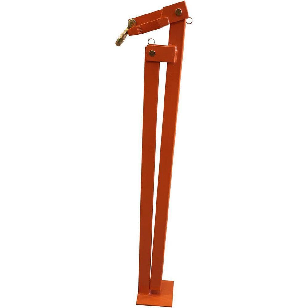 Afoxsos T Post Puller Fence Post Puller with 47 in. Lifting Chain & T Post Puller Plate for Sign Post & Tree Stump in Bown (2)