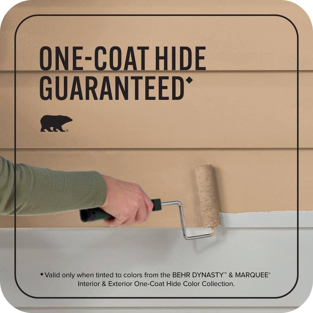 BEHR MARQUEE 5 gal. #S260-4 Pelican Tan Flat Exterior Paint & Primer (3)