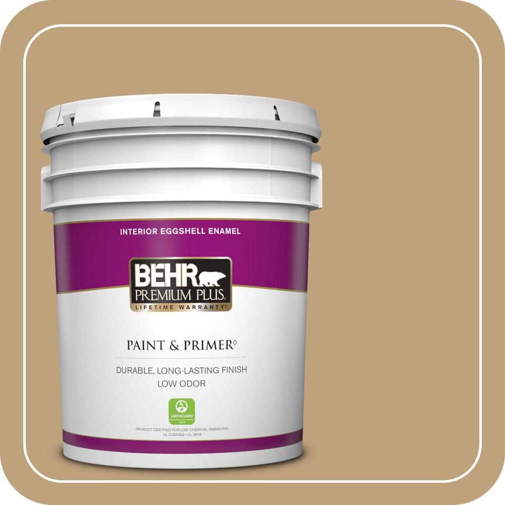 BEHR PREMIUM PLUS 5 gal. #MQ2-28 Modern History Eggshell Enamel Low Odor Interior Paint & Primer