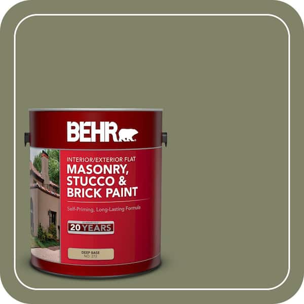 BEHR 1 gal. #S380-6 Ecological Flat Interior/Exterior Masonry, Stucco and Brick Paint (2)
