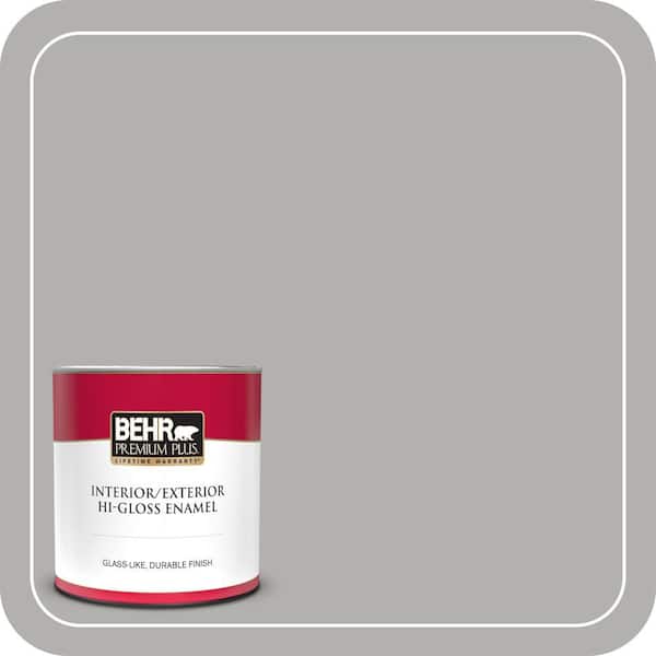 BEHR PREMIUM PLUS #BXC-25 Colonnade Gray Flat Low Odor & Primer (4)