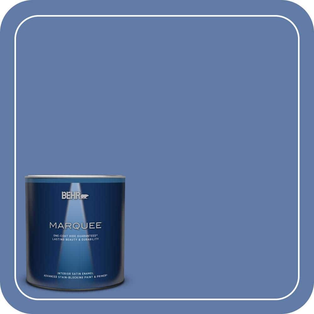 BEHR MARQUEE 1 qt. #M540-6 Miracle Elixir One-Coat Hide Satin Enamel Interior Paint & Primer
