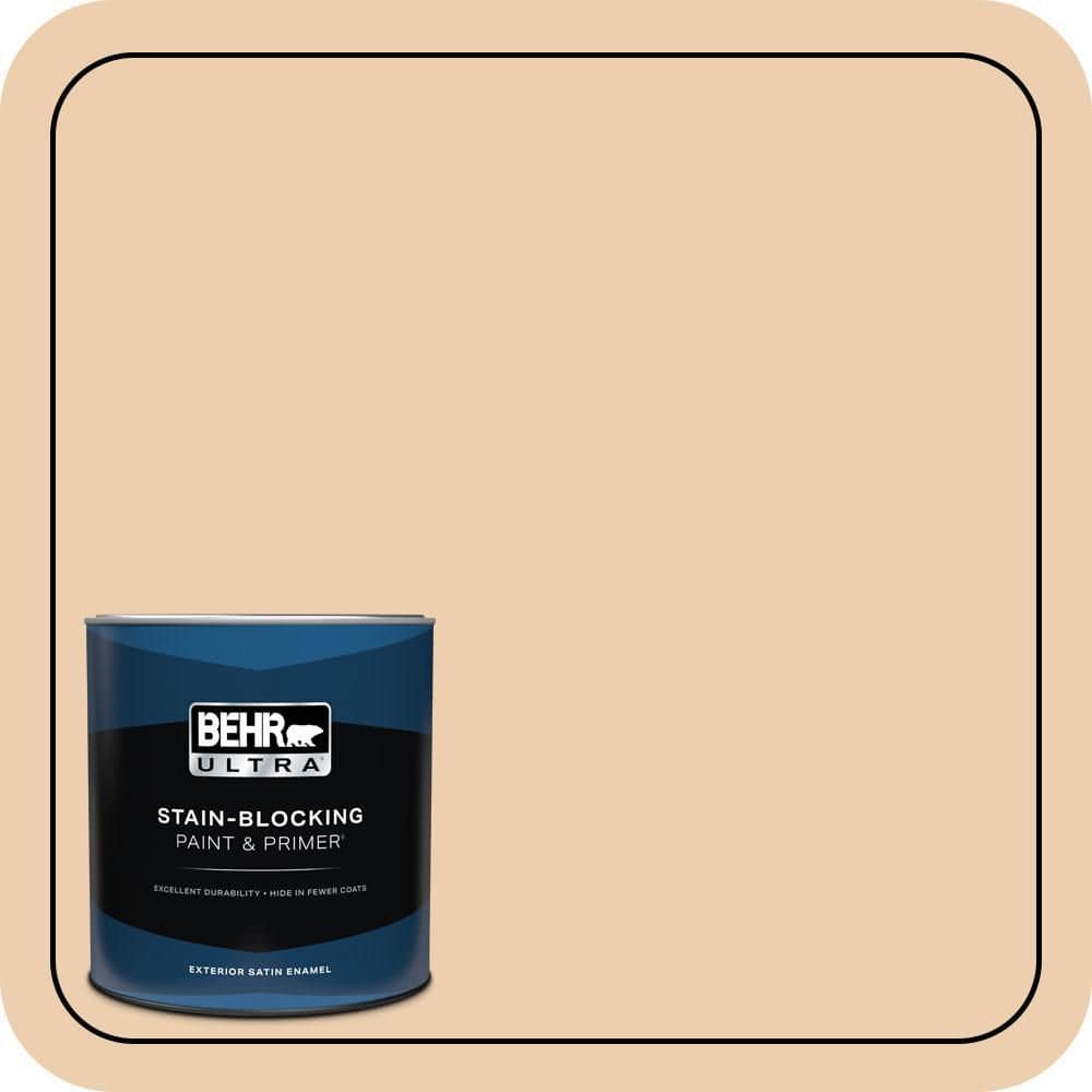 BEHR ULTRA 1 qt. #S270-2 Chai Satin Enamel Exterior Paint & Primer