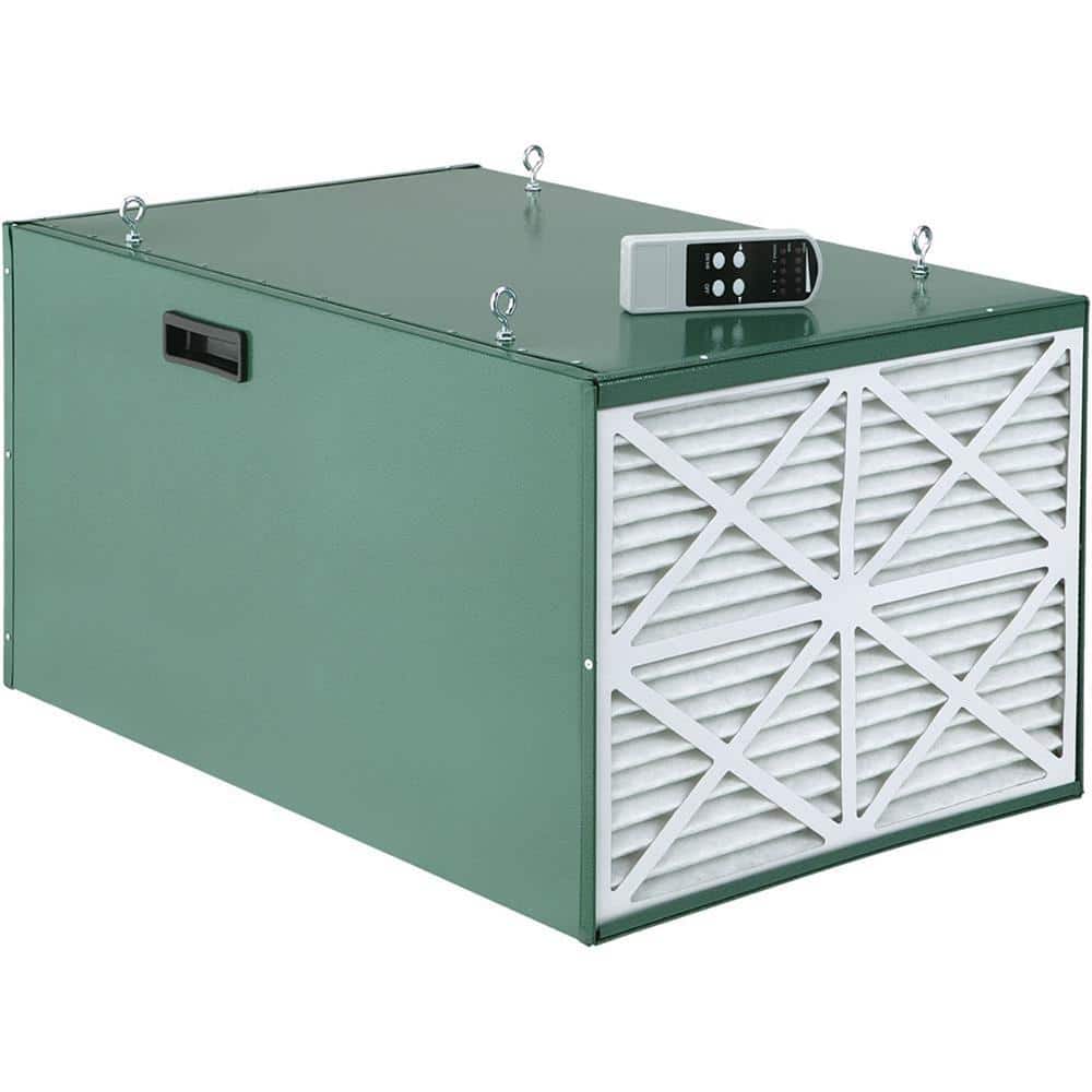 Grizzly Industrial Heavy-Duty Double Air Filter w/ Remote Control
