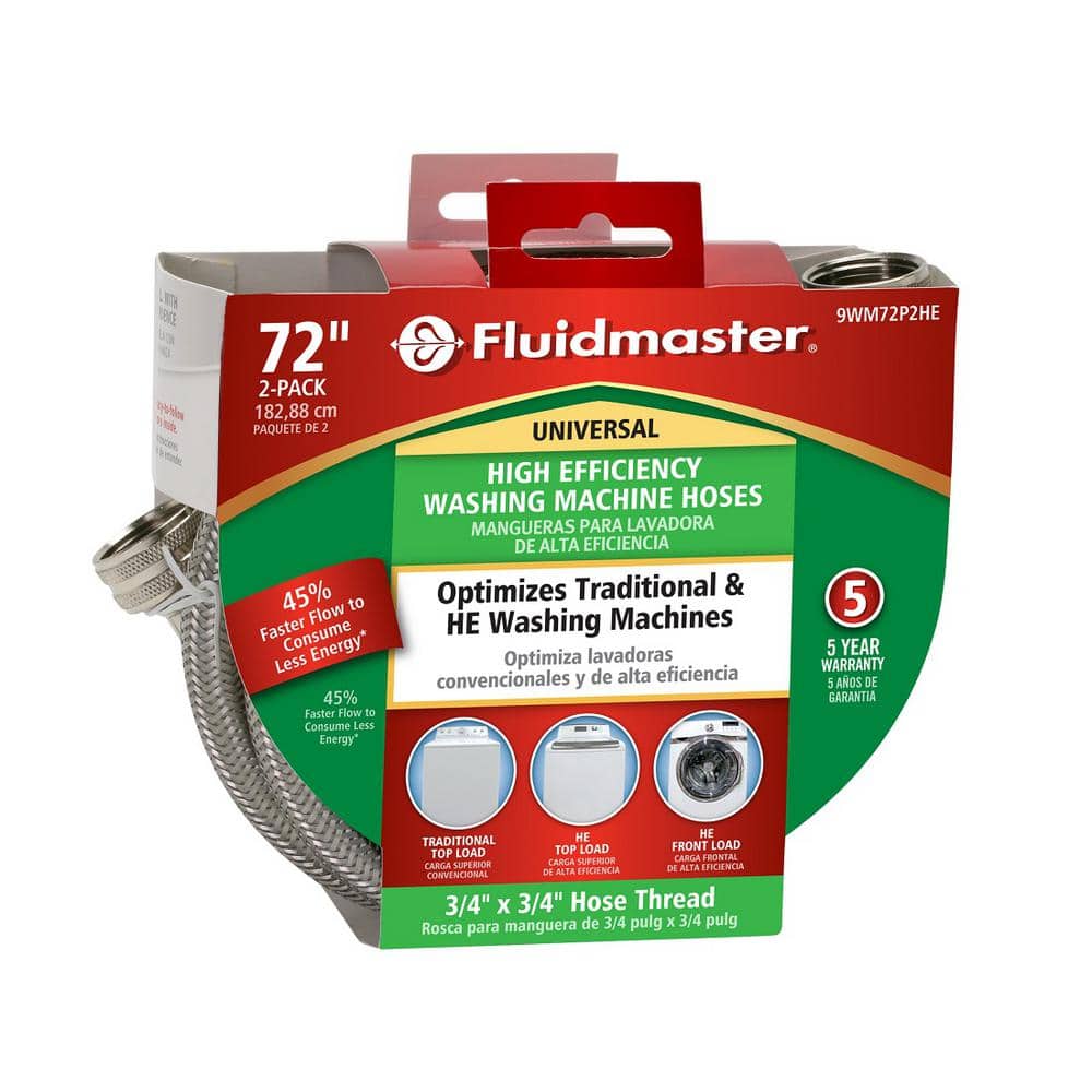 Fluidmaster Universal Length High Efficiency Washing Machine Connector (2-Pack) (2)