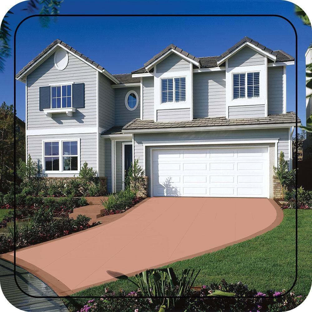 BEHR PREMIUM 5 gal. #M190-4 California Coral Self-Priming 1-Part Epoxy Satin Interior/Exterior Concrete and Garage Floor Paint (3)
