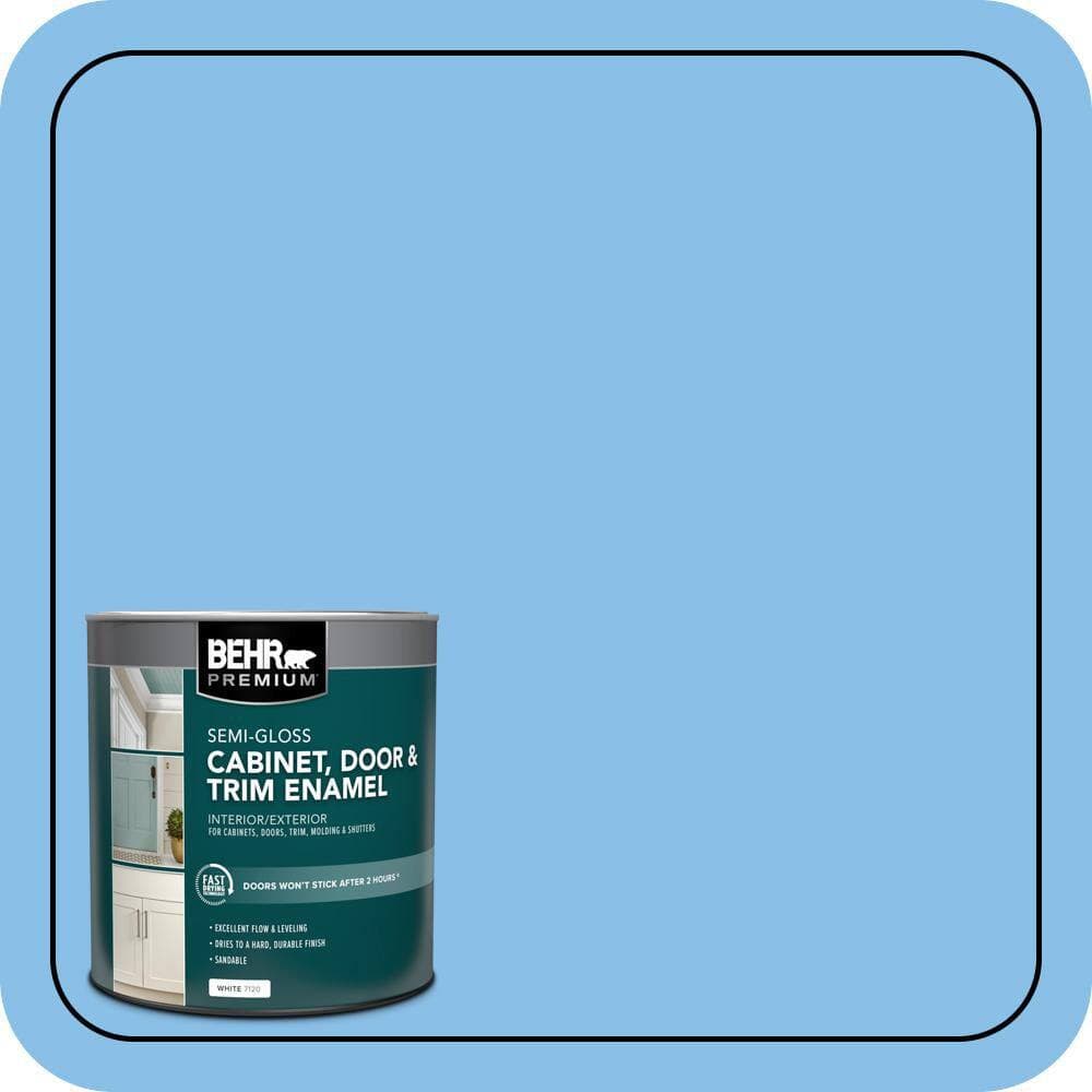 BEHR PREMIUM 1 qt. #P510-3 Rhodes Semi-Gloss Enamel Interior/Exterior Cabinet, Door & Trim Paint (1)