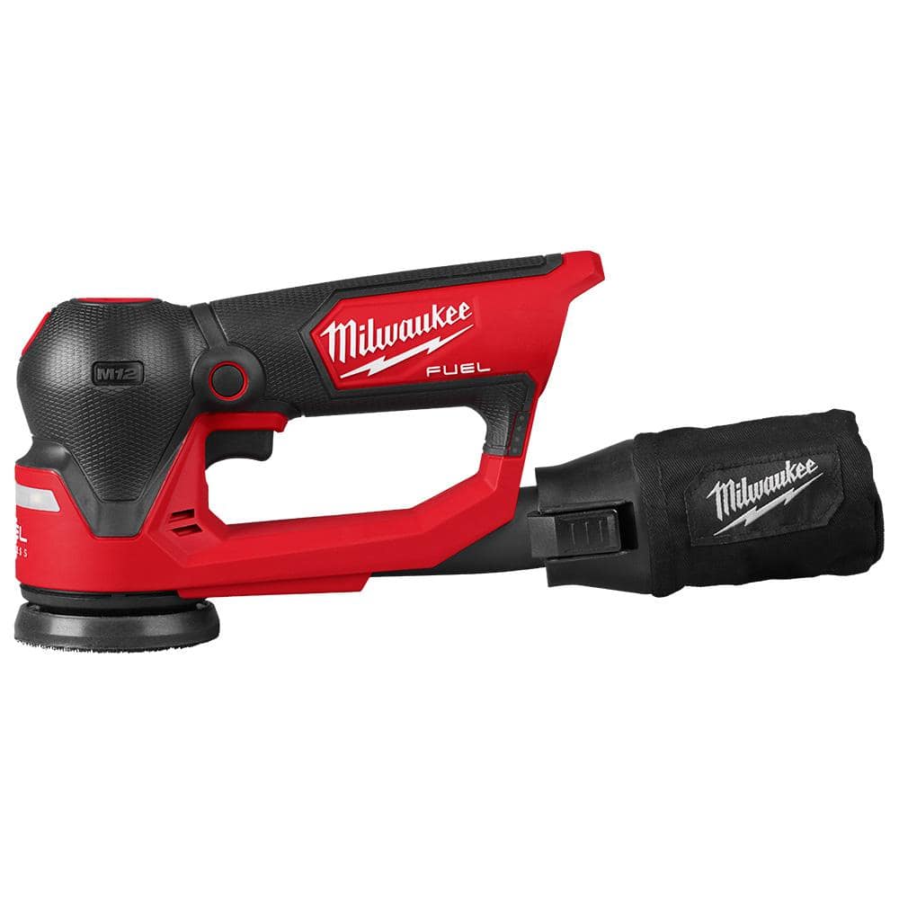 Milwaukee M12 FUEL 12V Lithium-Ion Brushless Cordless 3 in. Random Orbital Detail Sander (1)
