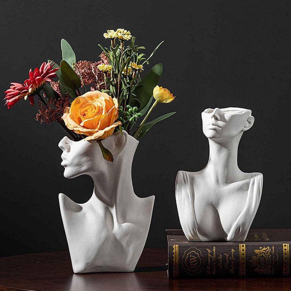KIWDZFU Large Silicone Planter Mold for Concrete Resin Plaster Cement Craft Home Decor Vase 1 Piece (3)