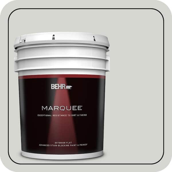 BEHR MARQUEE 5 gal. #T17-01 Close Knit Flat Exterior Paint & Primer (2)