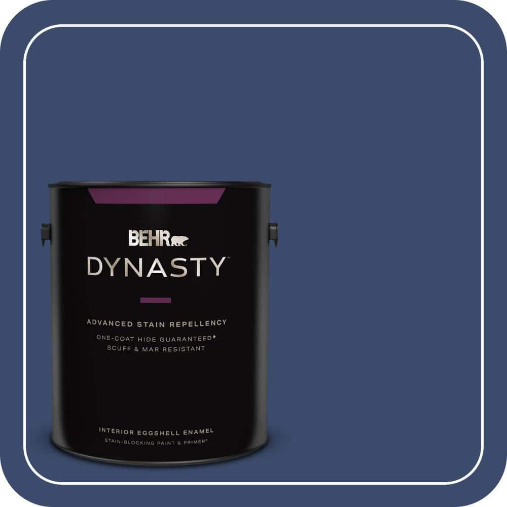 BEHR DYNASTY 1 gal. #S-H-610 Mountain Blueberry Eggshell Enamel Interior Stain-Blocking Paint & Primer