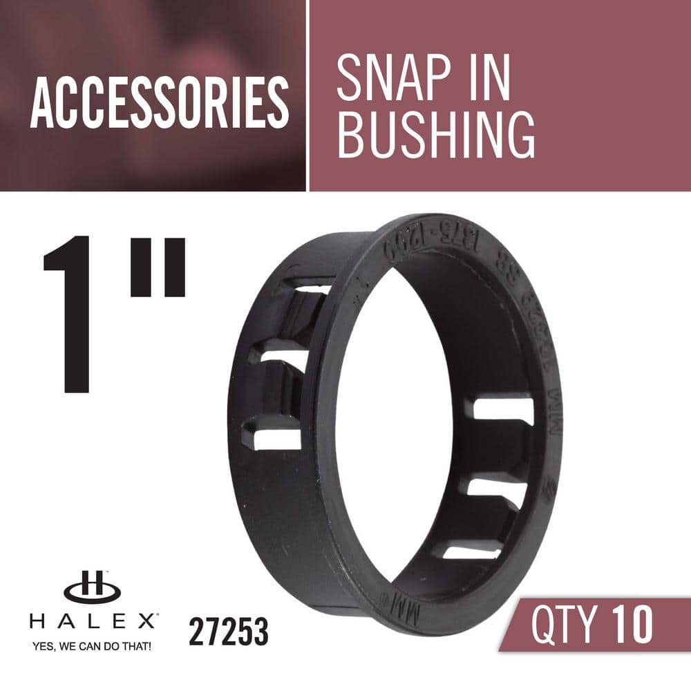 Halex 1 in. ACC Snap-In Bushing (2)