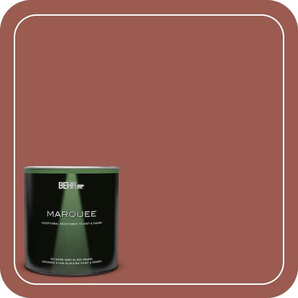 BEHR PREMIUM PLUS #ICC-106 Spicy Cayenne Enamel Low Odor & Primer (4)