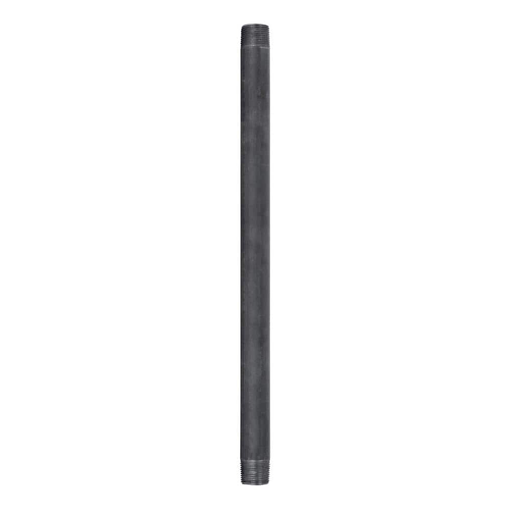 STZ 3/4 in. Black Steel Sch. 40 Cut Pipe