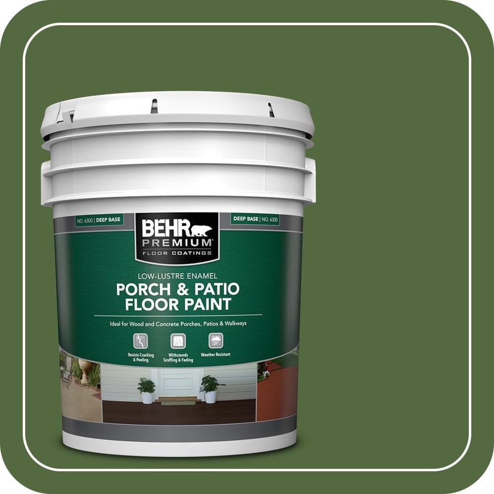 BEHR PREMIUM #M380-7 Textured Low-Lustre Enamel Interior/Exterior Porch and Patio Anti-Slip Floor Paint (1)