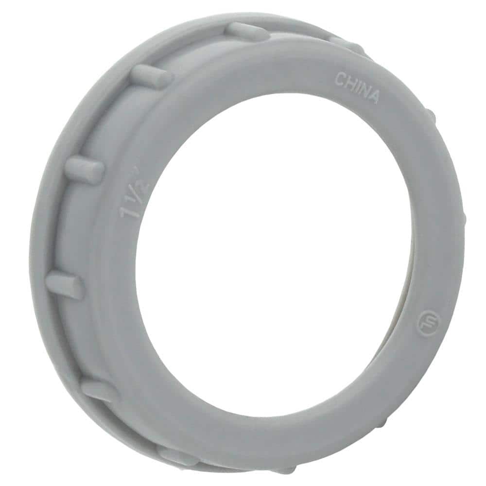 Commercial Electric 1-1/2 in. Rigid Metal Conduit (RMC) Plastic Insulating Bushing (4-Pack) (1)
