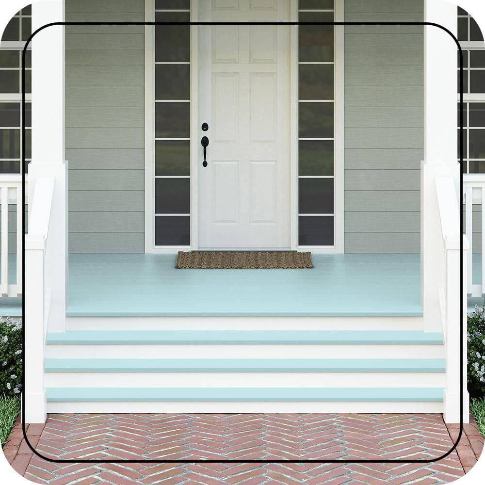 BEHR PREMIUM #P470-1 Textured Low-Lustre Enamel Interior/Exterior Porch and Patio Anti-Slip Floor Paint (2)