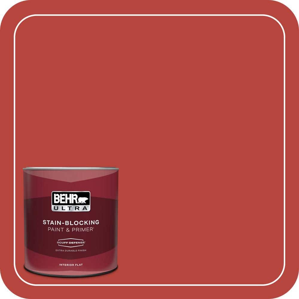 BEHR ULTRA 1 qt. #P160-7 Stiletto Love Extra Durable Flat Interior Paint & Primer