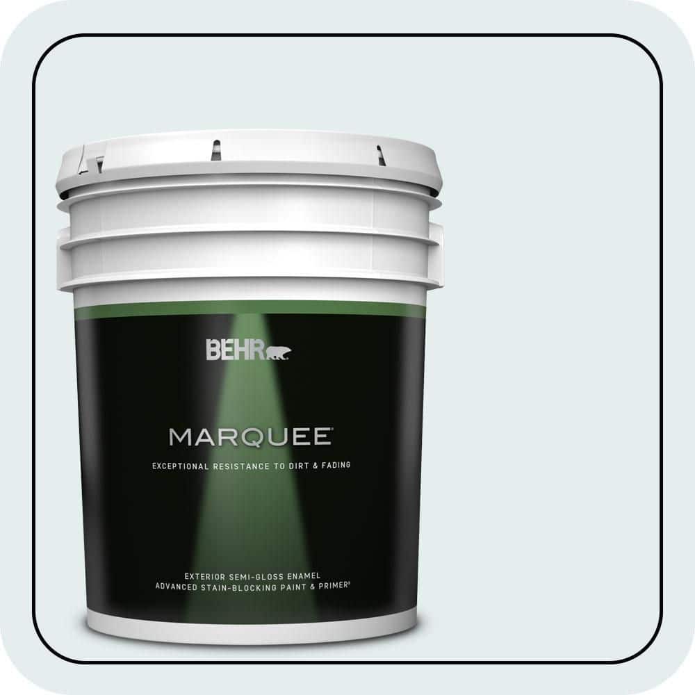 BEHR MARQUEE 5 gal. #550E-1 Breaker Semi-Gloss Enamel Exterior Paint & Primer