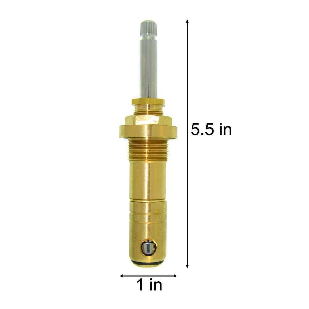 Everbilt 5 1/2 in. 22 pt D Broach Right Hand Only Stem for American Standard Replaces 18293-02 (3)