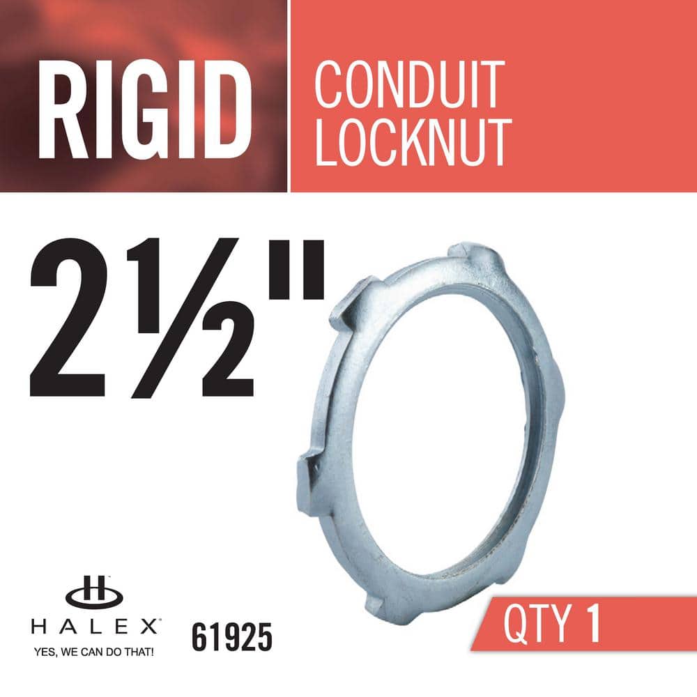 Halex 2-1/2 in. Rigid Conduit Locknut (2)