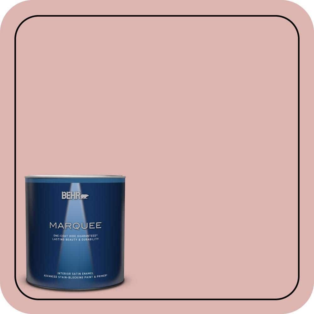 BEHR MARQUEE 1 qt. #S150-2 Tea Room Satin Enamel Interior Paint & Primer