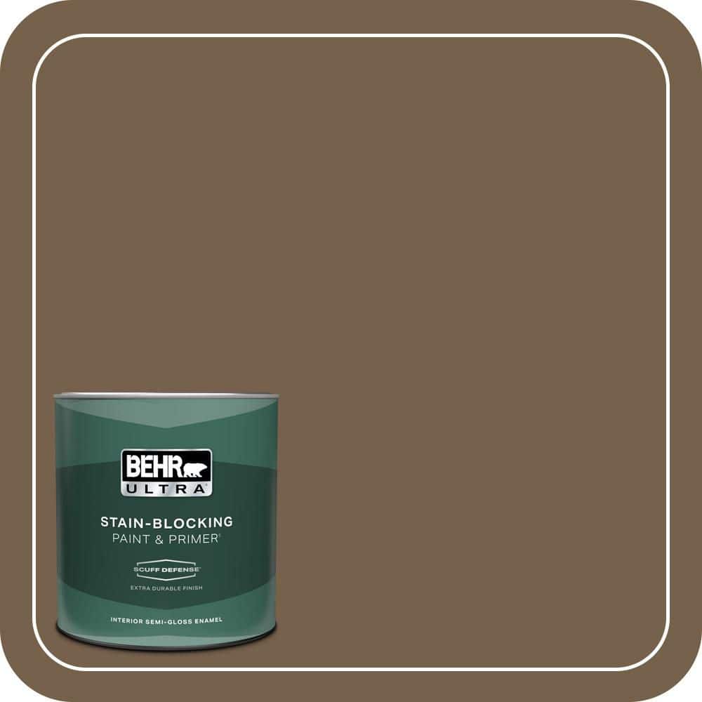 BEHR ULTRA 1 qt. #700D-7 South Kingston Extra Durable Semi-Gloss Enamel Interior Paint & Primer