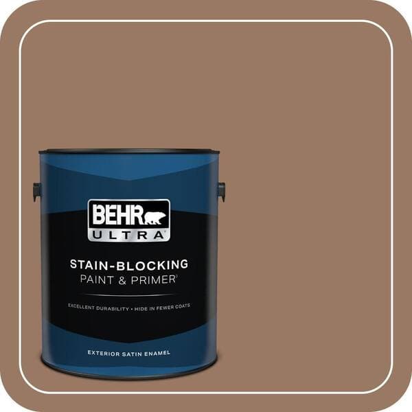 BEHR PREMIUM PLUS #250F-5 Fudge Bar Enamel Low Odor & Primer (3)