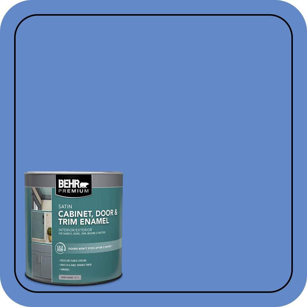 BEHR PREMIUM 1 qt. #P530-5 Integrity Satin Enamel Interior/Exterior Cabinet, Door & Trim Paint (1)