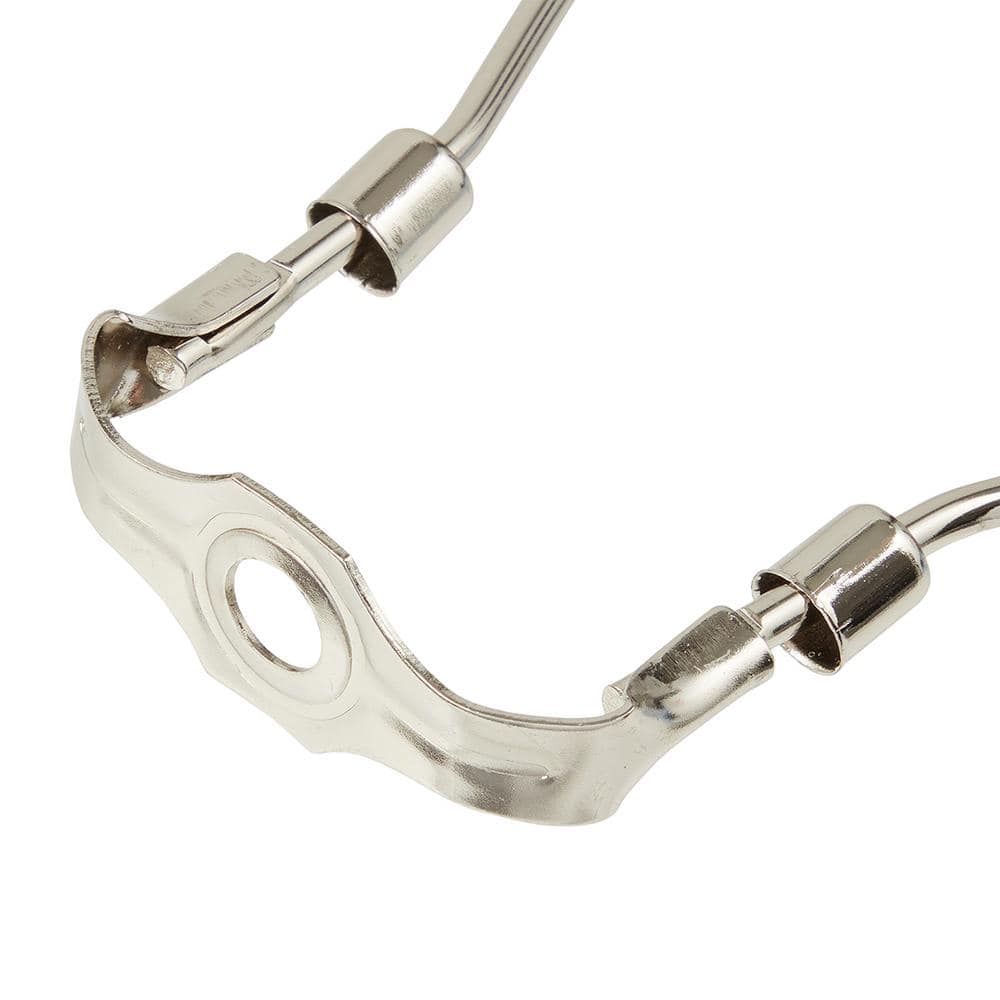 Commercial Electric 8 in. Brushed Nickel Detachable Harp (4)