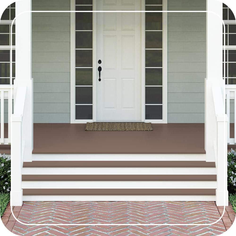 BEHR PREMIUM #770B-6 Textured Low-Lustre Enamel Interior/Exterior Porch and Patio Anti-Slip Floor Paint (2)