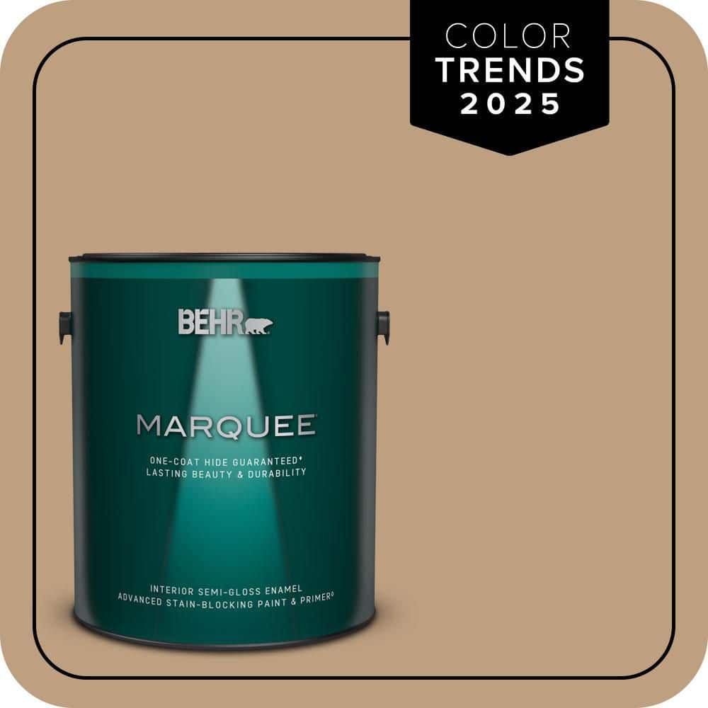 BEHR MARQUEE 1 gal. #N270-4 Oxford Street One-Coat Hide Semi-Gloss Enamel Interior Paint & Primer