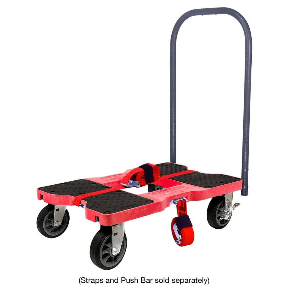 SNAP-LOC 1,500 lbs. Capacity All-Terrain Professional E-Track Dolly in Red (3)